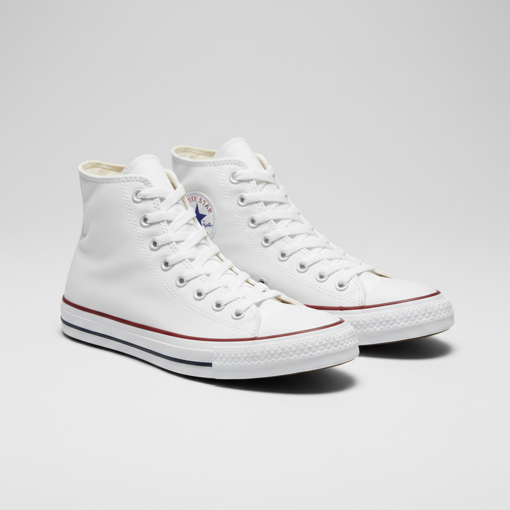 High-Top Canvas Sneakers